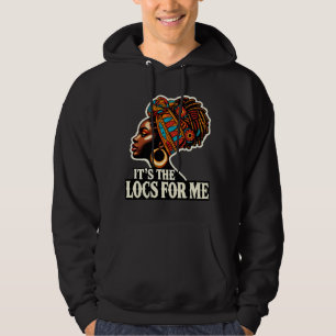 Det är platsen för mig Black History Queen African Hoodie