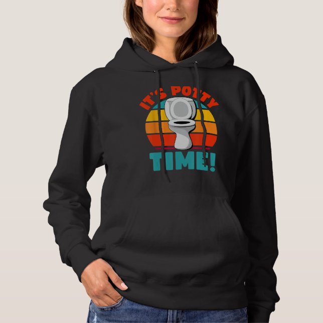 Det är Potty Time Toilet Humor T Shirt (Framsida)