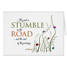 Det är precis en snavande i vägen, inte avsluta