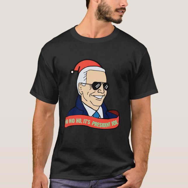 Det är president Joe Biden julshirt T Shirt (Framsida)