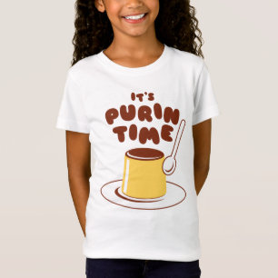 Det är Purin Time! (Brun) プ リ ン Tee Shirt
