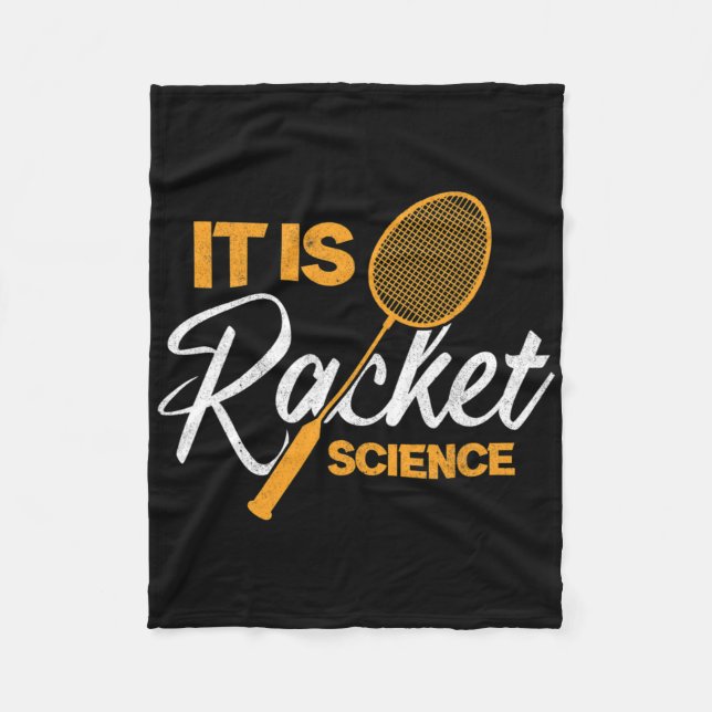 Det är Racket Science Shuttle Dminton Fleecefilt (Framsidan)