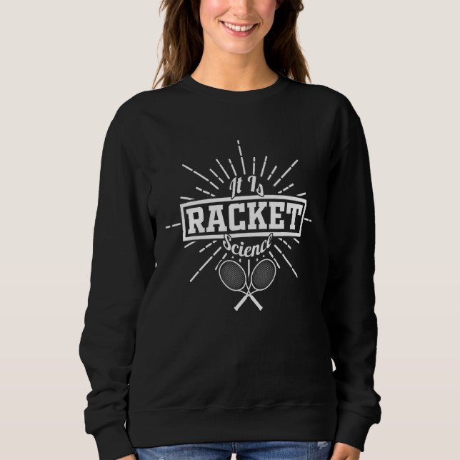 Det är Racket Science Tennis Racquet Science T Shirt (Framsida)