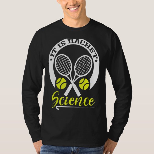 Det är Racket Science Tennis T Shirt (Framsida)