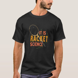 Det är Racketscience Badmintonspelare Sport Shutt T Shirt