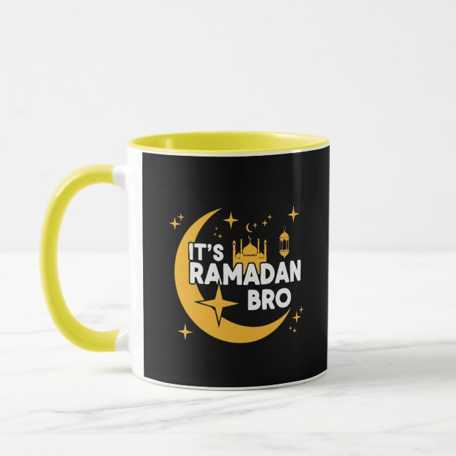 Det är Ramadan Bro Glad Ramadans Karim Islamska Ha Mugg (Vänster)