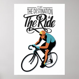 Det är Ride! Cykelreflektor stil Poster