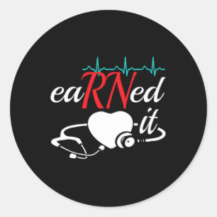 Det är Rn Nurse Nursing Studenten Runt Klistermärke
