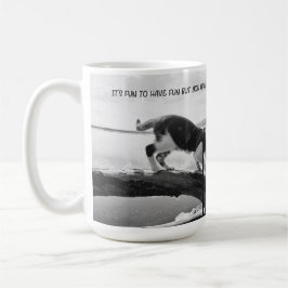 Det är roligt att ha roligt kaffemugg