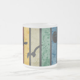 Det är roligt att se hur det är med högt läge utom frostad glasmugg