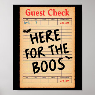Det är roligt att se hur Halloween-gästen söker ef Poster