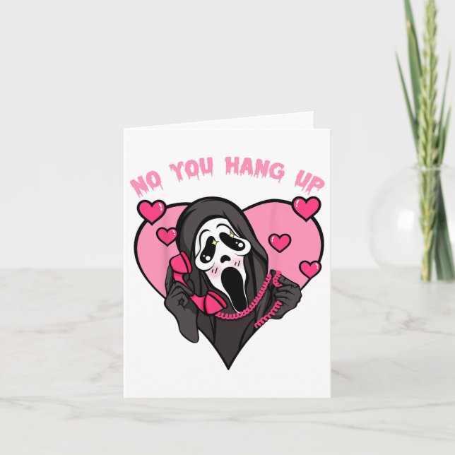 Det är roligt Ghost Calling Halloween Costume Nej. Kort (Framsida)