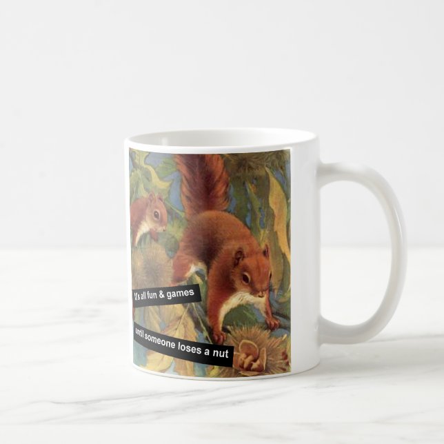 Det är Roligt och spel tills någon förlorar ett Nö Kaffemugg (Höger)