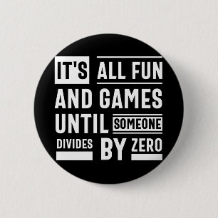 Det är Roligt och spel tills någon skiljer sig eft Knapp