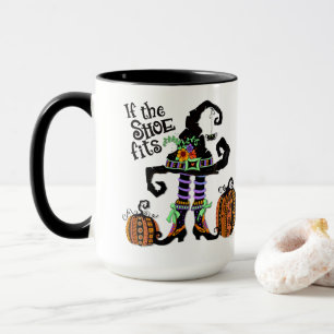 Det är roligt om skon passar Halloween Mugg