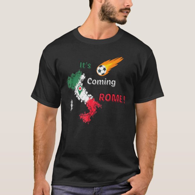 Det är Rom Sta Arrivando Roma Italien är Mei T Shirt (Framsida)