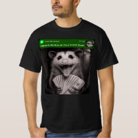 Det är rörelse vid din ytterdörr Rolig opossum