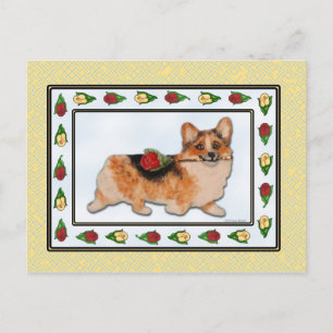 Det är Rosie - Tri-färg Corgivykort Vykort