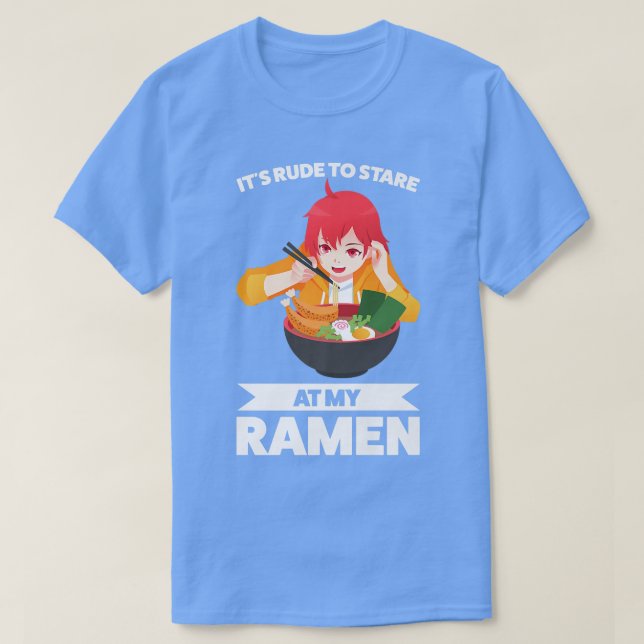 Det är rutin att stirra på min Ramen-japanska 380. T Shirt (Design framsida)
