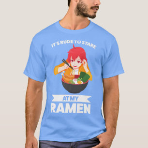 Det är rutin att stirra på min Ramen-japanska 380. T Shirt