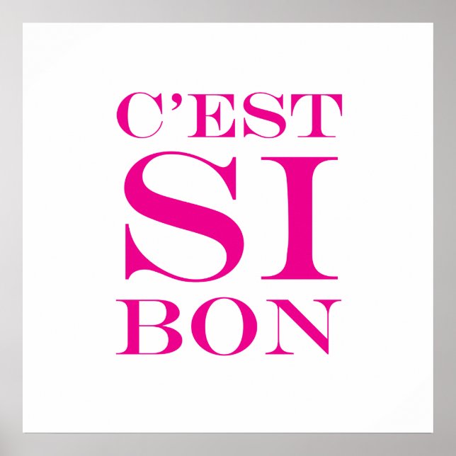 Det är så Bra - C'est Si Bon Fransk Poster (Framsidan)