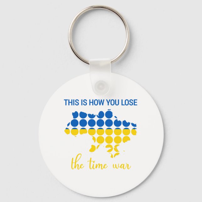 Det är så du förlorar krig nyckelring (Framsida)