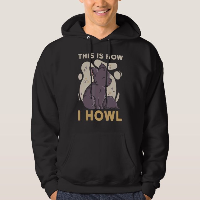 Det är så jag citerar en Varg expert Hoodie (Framsida)