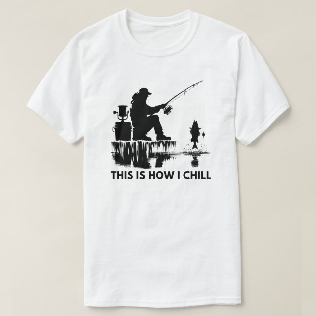Det är så jag fryser | Isfiske T Shirt (Design framsida)