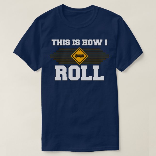 Det är så jag kör buss-chaufförer t shirt (Design framsida)