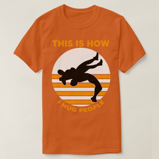 Det är så jag kramar folk t shirt (Design framsida)