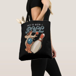 Det är så jag Roll Bowling Tote Bag Tygkasse