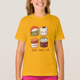 Det är så jag Roll Cute Kawaii Sushi T Shirt