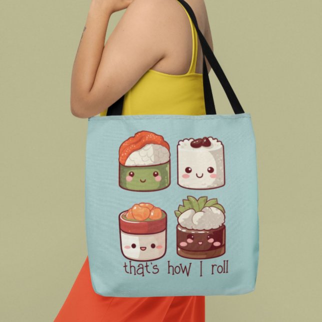 Det är så jag Roll Cute Kawaii Sushi Tygkasse (Skapare uppladdad)