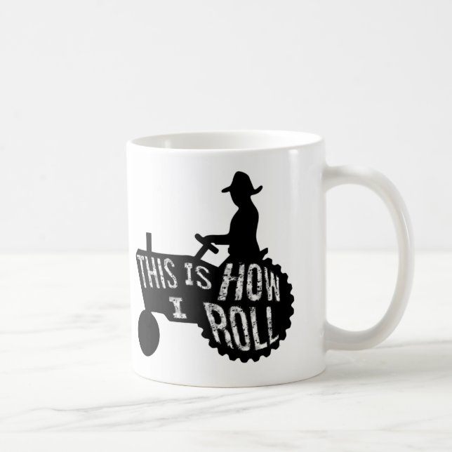 Det är så jag roll Farmer Stil Mugg (Höger)