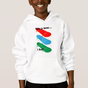 Det är så jag rullar design - Kids'Pullover Hoodie T Shirt