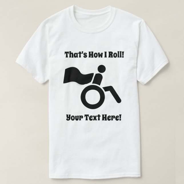 Det är så jag rullar fortare med flygande flyg. tee (Design framsida)