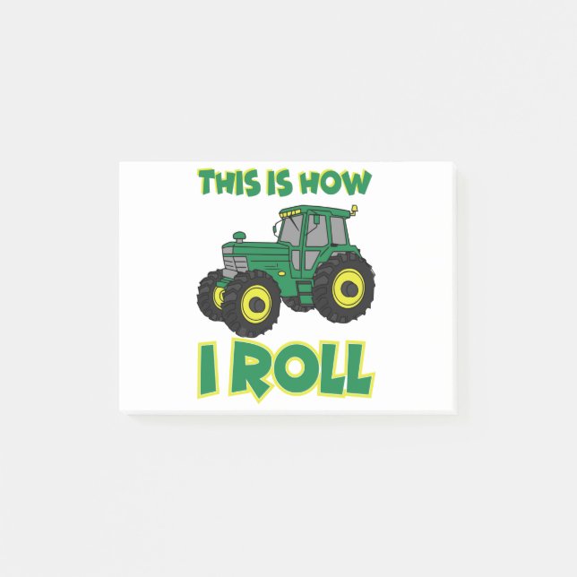 Det är så jag rullar post-it block (Framsida)