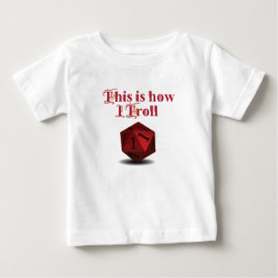 Det är så jag Troll - Kritisk Slå RPG Dice T Shirt