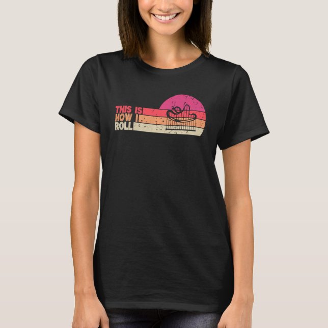 Det är så jag Underlägg Golf Roller på ett roligt  T Shirt (Framsida)