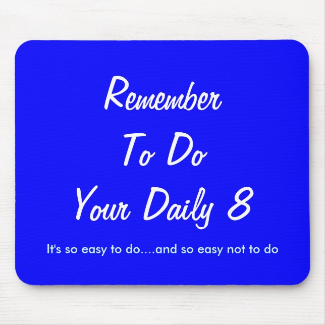 Det är så lätt att göra…., musmatta (Framsidan)