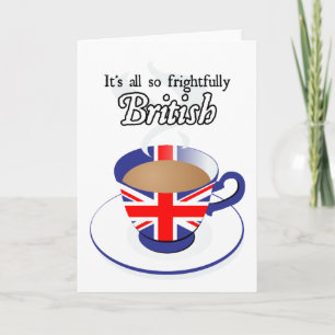 Det är så lättsinnigt brittiskt kort