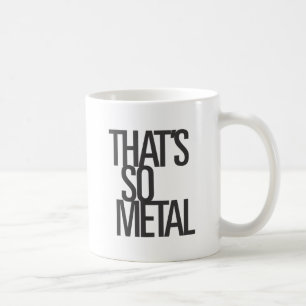 Det är så metall kaffemugg