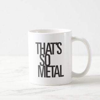 Det är så metall kaffemugg