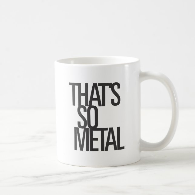 Det är så metall kaffemugg (Höger)