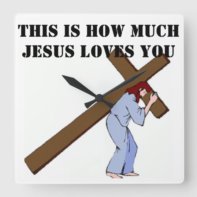 DET ÄR SÅ MYCKET JESUS KÄRLEK DU ÄR FYRKANTIG KLOCKA (Framsida)