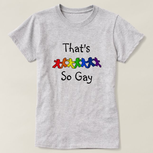 Det är så prideT-tröja för bög LGBT T-shirt (Design framsida)