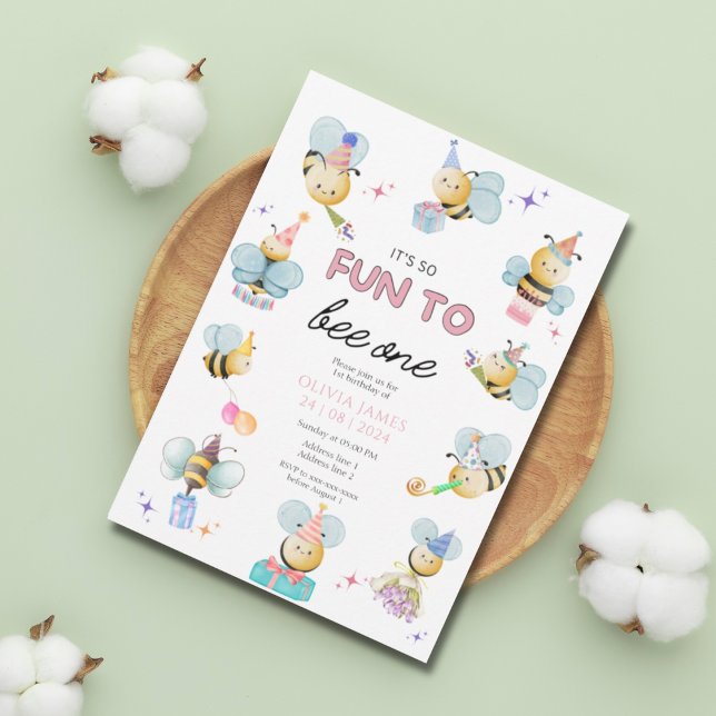 Det är så roligt att vara en första födelsedag inbjudningar (Skapare uppladdad)