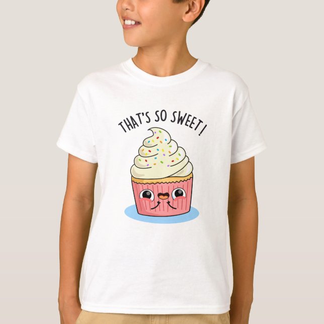 Det är så sött, roligt Sprinkled Cupaka Pun T Shirt (Framsida)
