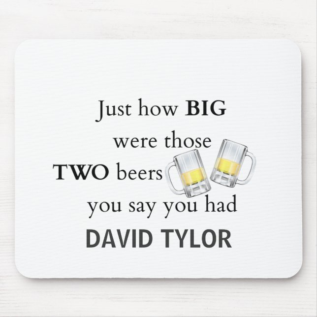 Det är så stort.. musmatta (Framsidan)