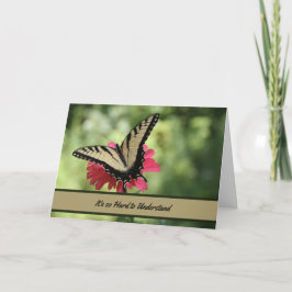 Det är så svårt att förstå - uppmuntran kort